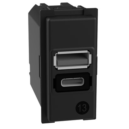 Módulo Carregador USB Living Now A+C 15W - K4191AC