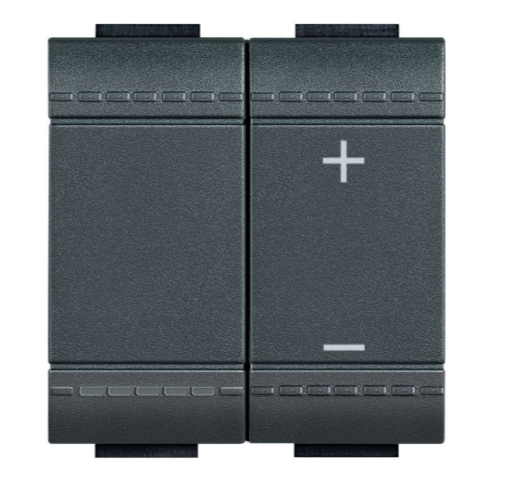 Módulo Dimmer Universal Living Light 2 Módulos Anthracite - SL4411N