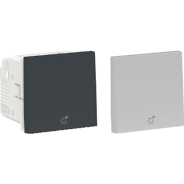 Módulo Dimmer Universal Orion 2 Módulos Grafite/Aluminio - S70751479