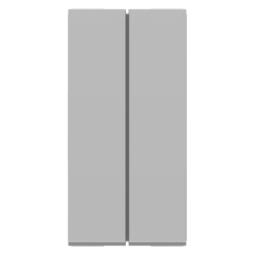 Módulo Duplo Interruptor Simples Orion Aluminio - S70100174