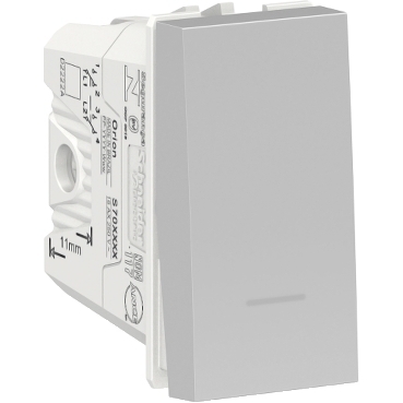 Módulo Interruptor Bipolar Paralelo Orion Aluminio - S70110474