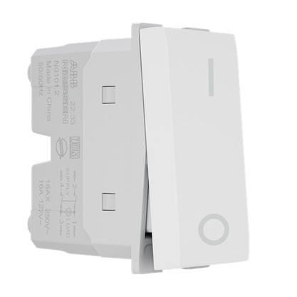 Módulo Interruptor Bipolar Simples 16A Origen Branco-N0101.2BL