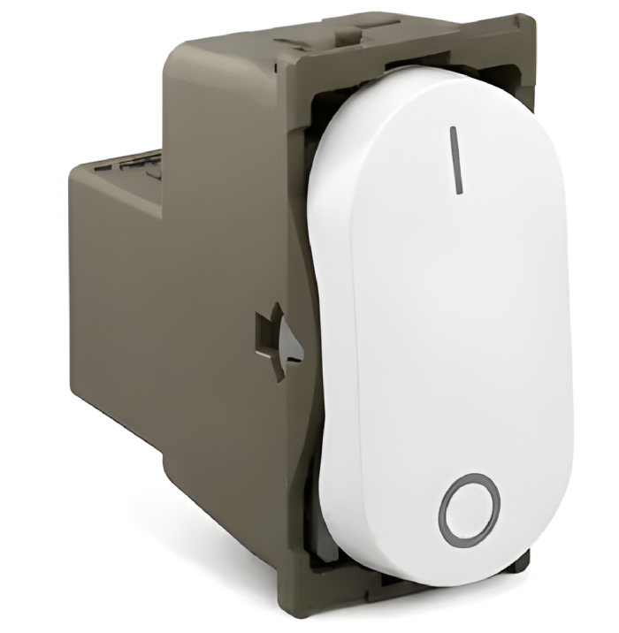 Módulo Interruptor Bipolar Simples Nereya Branco - 663005