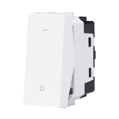 Módulo Interruptor Bipolar Simples UNNO Branco 20A-N1101.7BL