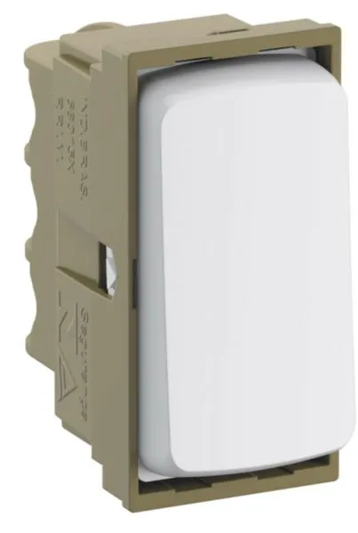 Módulo Interruptor Simples Zeffia Branco - 680150