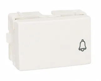 Modulo Pulsador Campainha Decor Branco - PRM046221