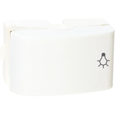 Modulo Pulsador Minuteria Lunare Branco -PRM46231