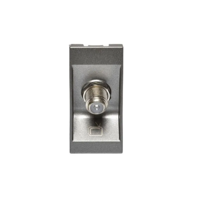Módulo Tomada Antena TV 9mm Magnesium Quadrado Arteor - 582650B
