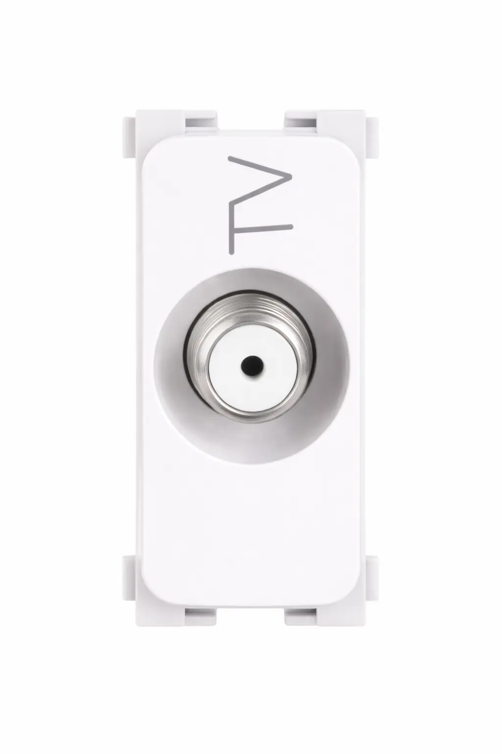 Módulo Tomada Antena TV 9mm Zeffia Branco- 680157