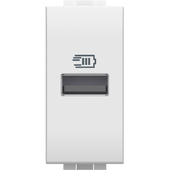 Módulo Tomada Carregador USB Living Light 3A 15w Branco - SN4191A