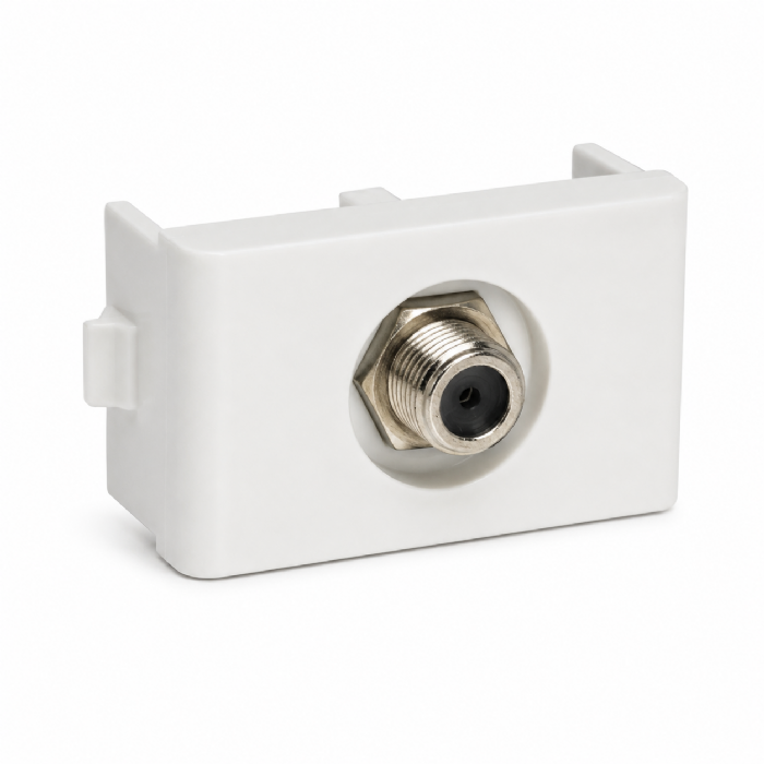 Modulo Tomada Coaxial Lunare Branco -PRM47601