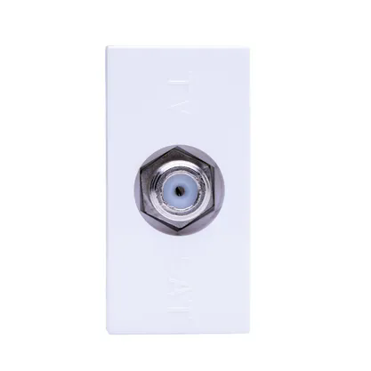 Módulo Tomada Coaxial Zenit Branco - N2150BL