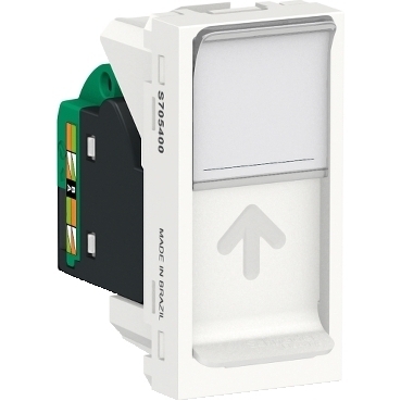 Módulo Tomada Internet Orion RJ45 Cat5e Branco - S70540004