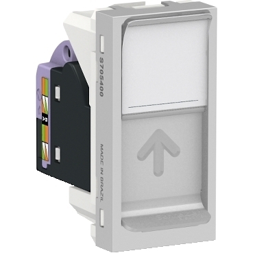 Módulo Tomada Internet Orion RJ45 Cat6 Aluminio - S70540174
