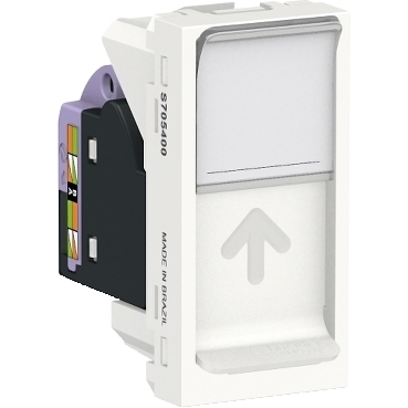 Módulo Tomada Internet Orion RJ45 Cat6 Branco - S70540104