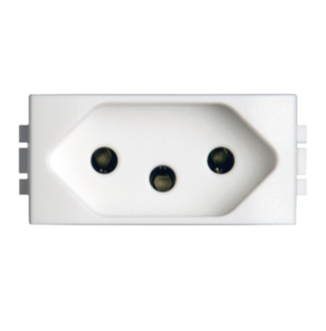 Módulo Tomada Living Light 2Polos+Terra 20A Branco - SN4166S