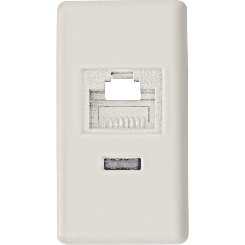 Módulo Tomada Liz RJ45 Cat 6 Branco -57115/056