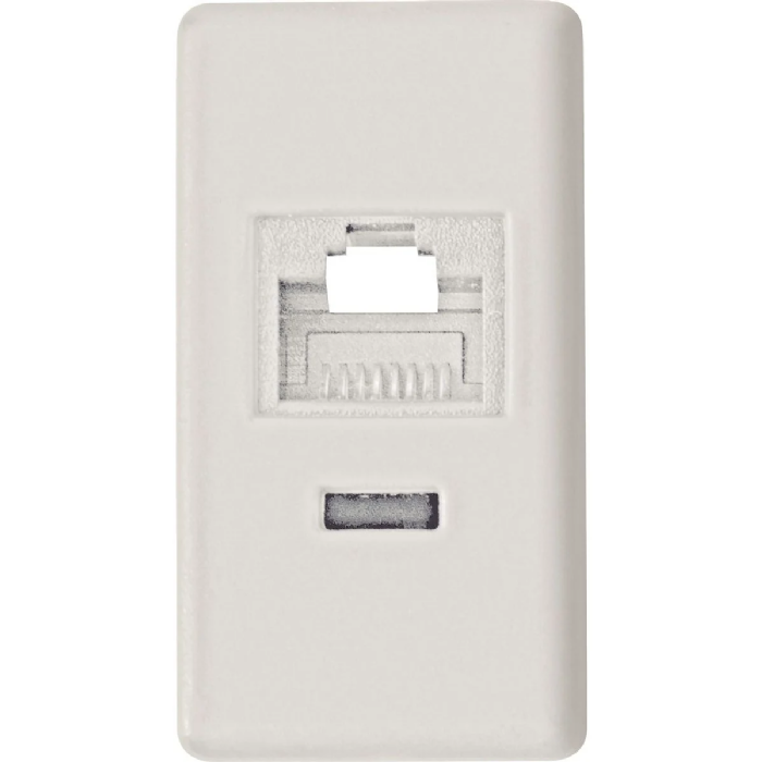 Módulo Tomada Liz RJ45 Cat 6 Branco -57115/056