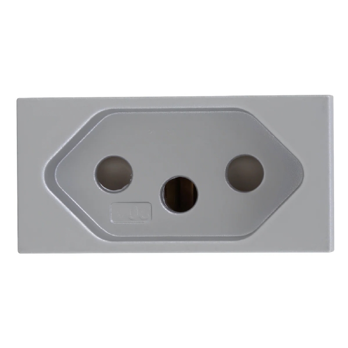 Módulo Tomada Orion 2Polos+Terra 20A Aluminio - S70203174