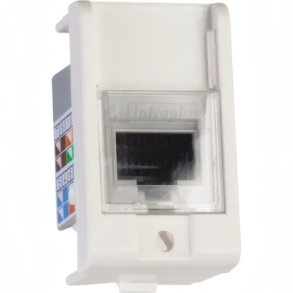 Modulo Tomada RJ45 300MHz Lunare Branco -PRM47751