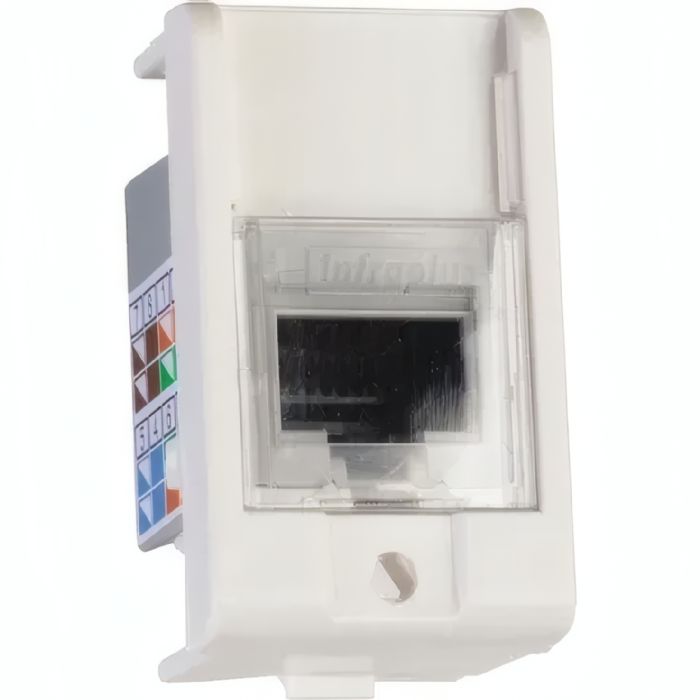 Modulo Tomada RJ45 300MHz Lunare Branco -PRM47751