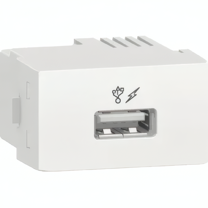 Modulo Tomada USB 1.0 Lunare Branco  -PRM47811
