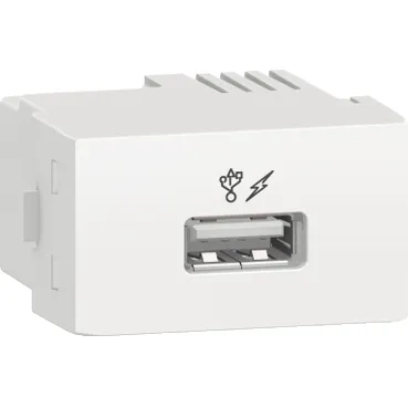 Modulo Tomada USB Decor Branco - PRM047811