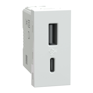 Módulo Tomada USB Tipo A+C Orion Branco - S70547204