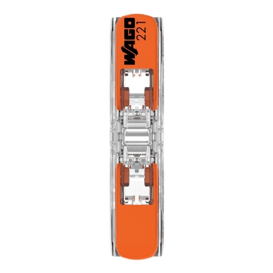 Conector Wago 0,8 a 4mm Emenda (c/5 Pçs) -2212411
