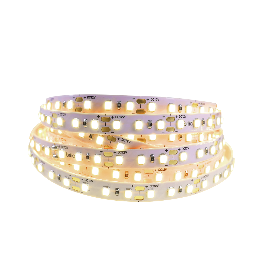 Fita Led Brilia c/ 5Mts 9,6W/m 2700K Branco quente 12V IP20 -308435