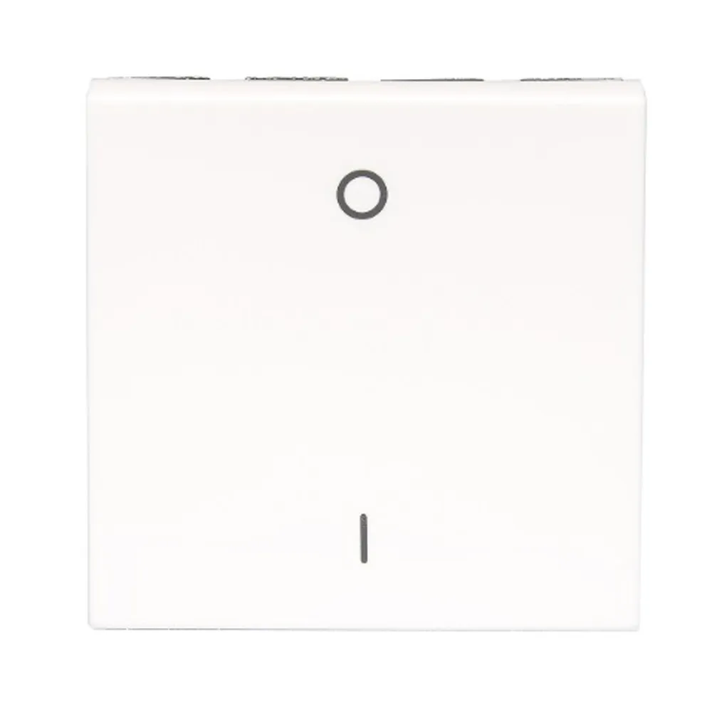 Módulo Interruptor Bipolar Simples Arteor 10A Quadrado 2 Módulos Branco - 572040B