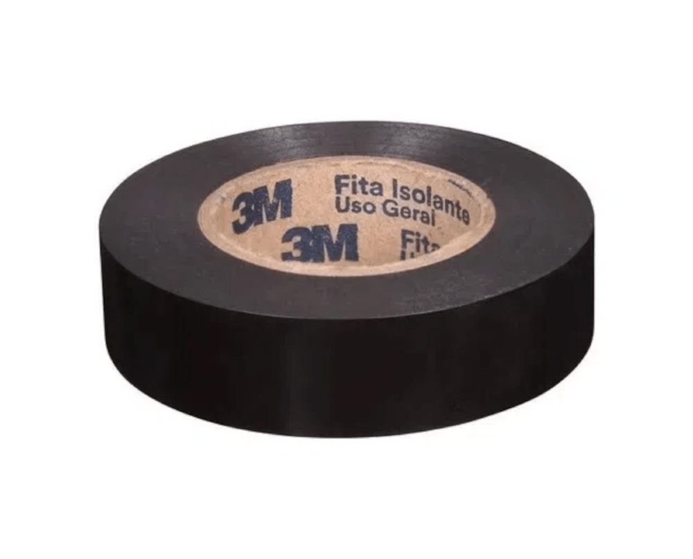 Fita Isolante Imperial 3M 18mm x 20m Preta