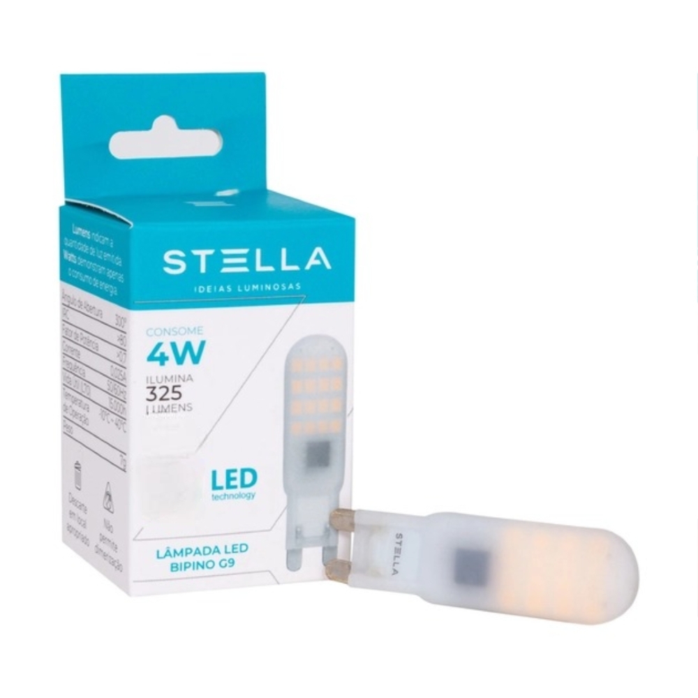 Lampada Halopin G9 Stella 4w 2700K 127v -STH8141/27