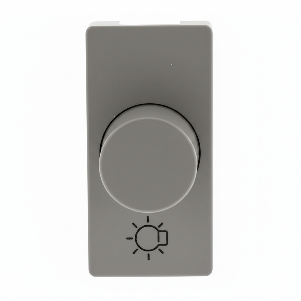 Dimmer Rotativo para Lampada Halógena Pial Plus+ Cinza - 611017CZ