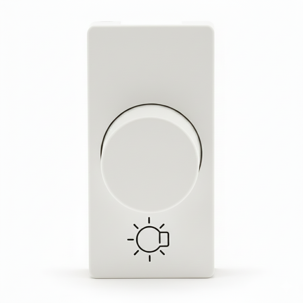 Dimmer Rotativo para Lampada Halógena Pial Plus+ Branco- 611017BC
