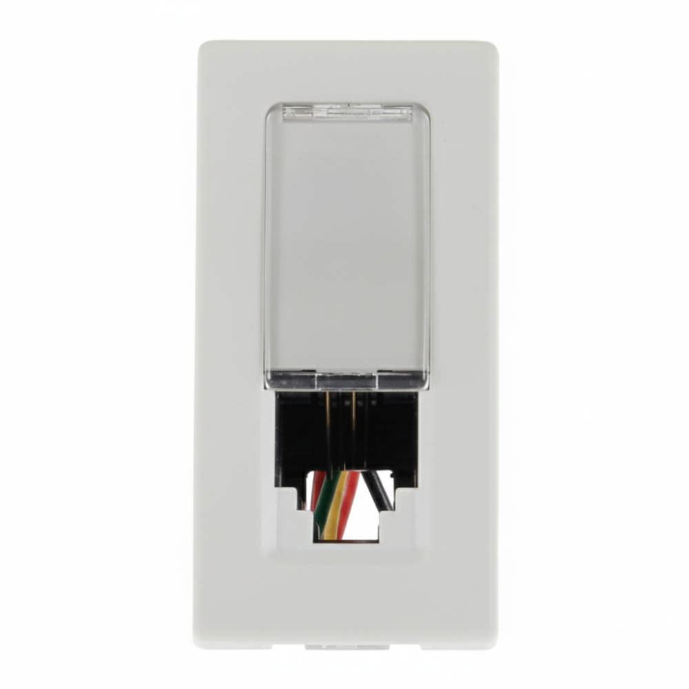 Módulo Tomada Telefone Pial Plus+ RJ11 4 Fios Branco - 615010BC
