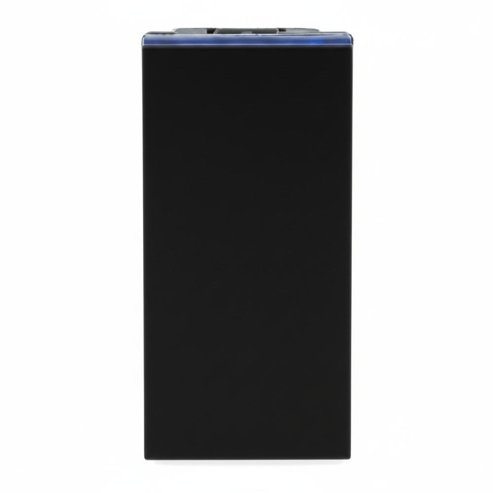 Módulo Interruptor Bipolar Paralelo Pial Plus+ Preto - 612008PT