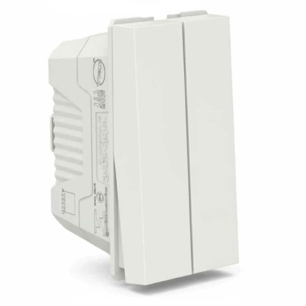 Módulo Duplo Interruptor Simples Orion Branco - S70100104