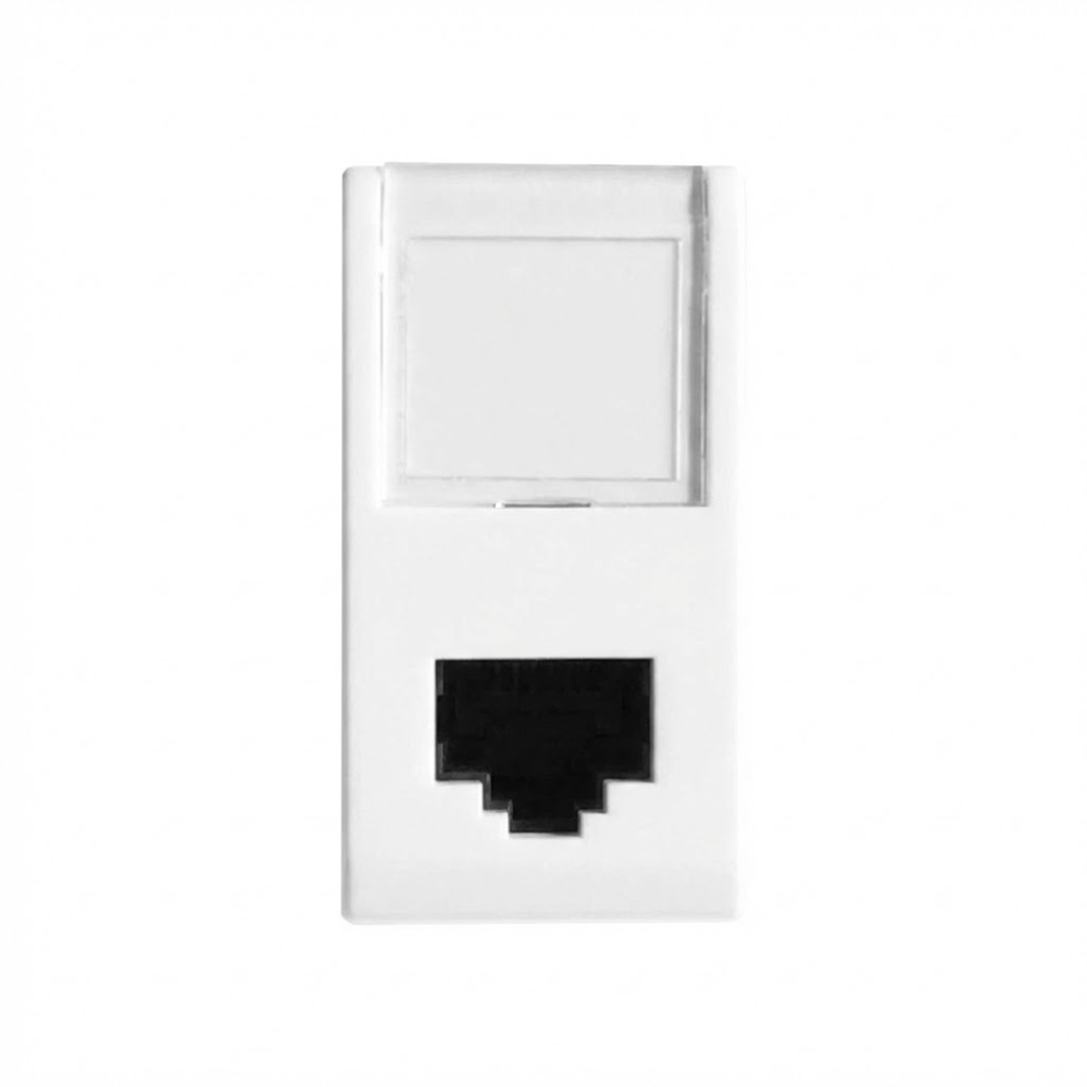 Módulo Tomada RJ45 8 fios Cat5e Thesi up Branco - M4279/5E