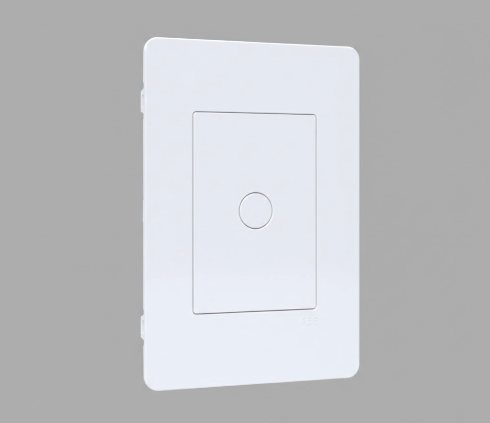 Placa UNNO 4x2 Cega Branca-N1370.1BL