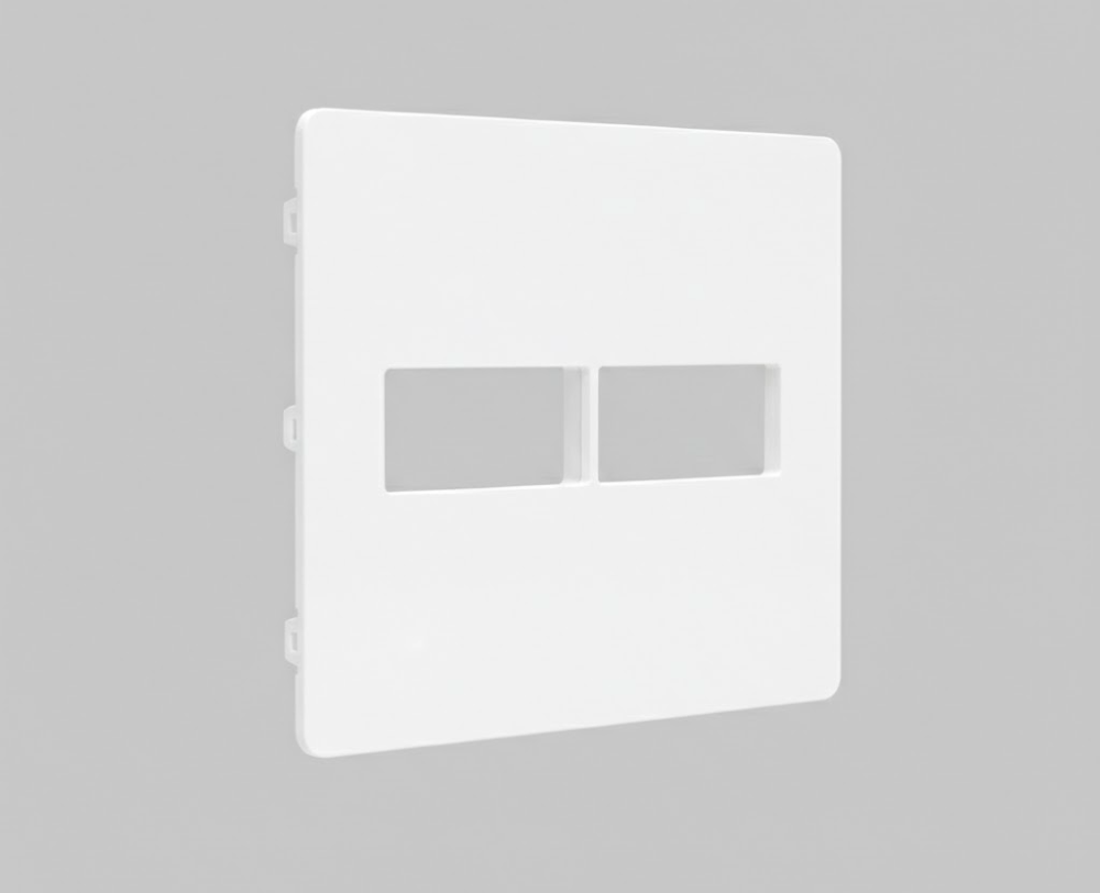 Placa UNNO 4x4 1+1 Postos Branca -N1671.1BL