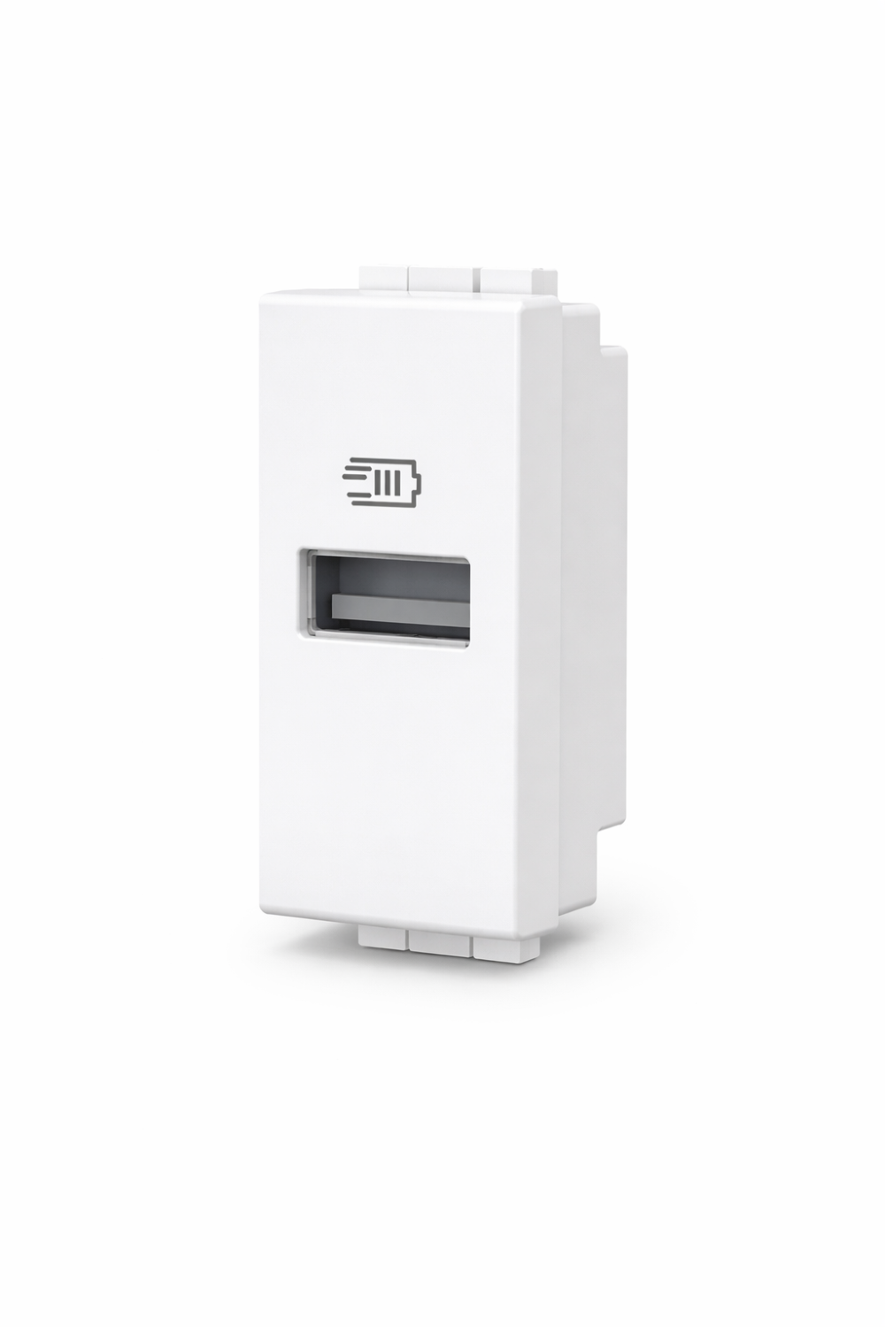 Módulo Tomada Carregador USB Living Light 3A 15w Branco - SN4191A