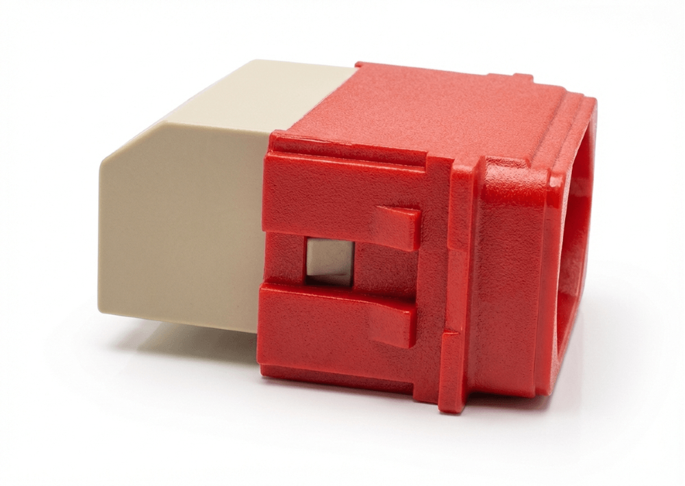 Módulo Tomada Zeffia 2Polos+Terra 20A Vermelho - 680161VM