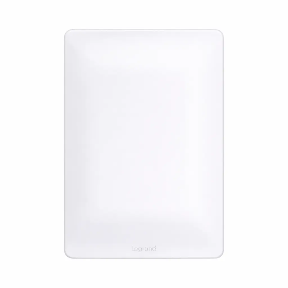 Placa+Suporte Zeffia 4x2 Cega Branca - 680180
