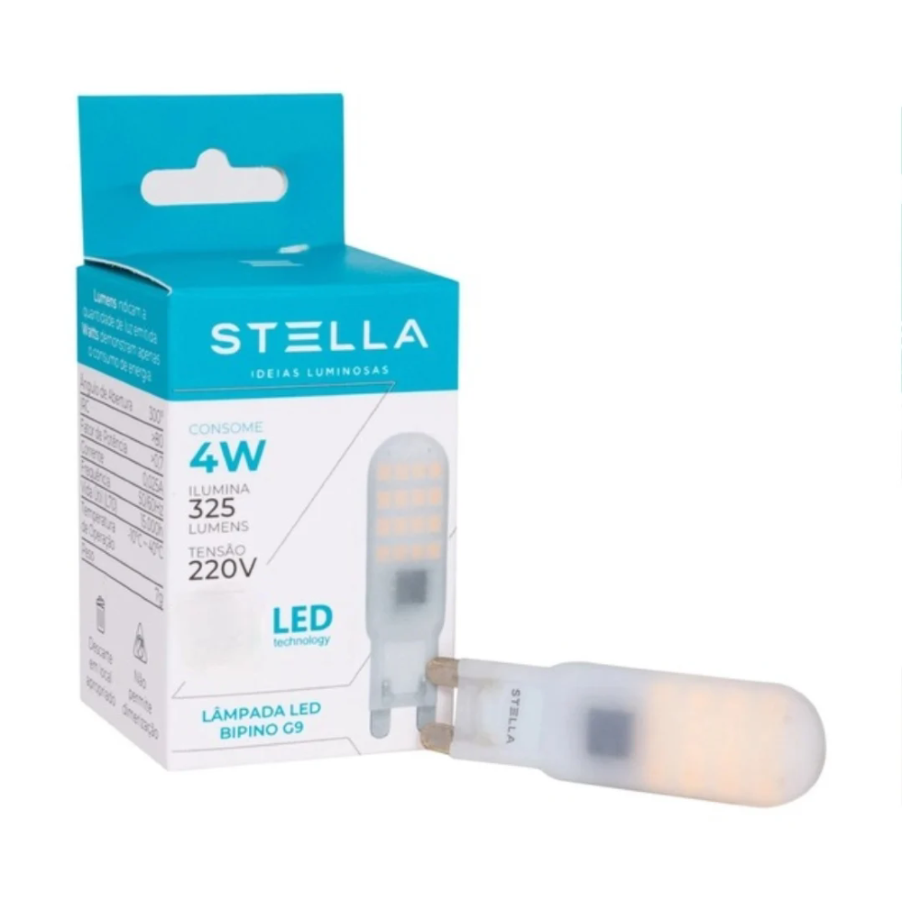 Lampada Halopin G9 Stella 4w 3000K 220v -STH8142/30