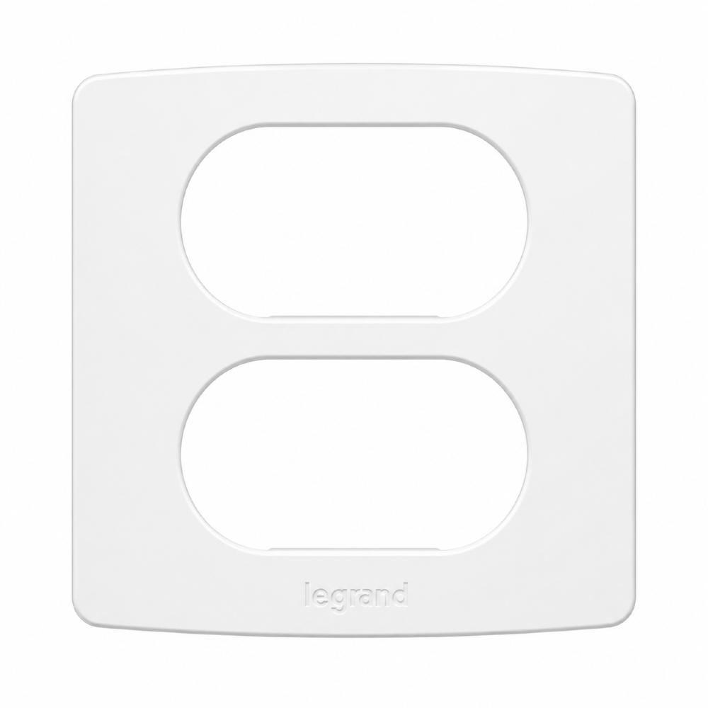 Placa+Suporte para Marcenaria Nereya 2 Módulos Branca - 663295