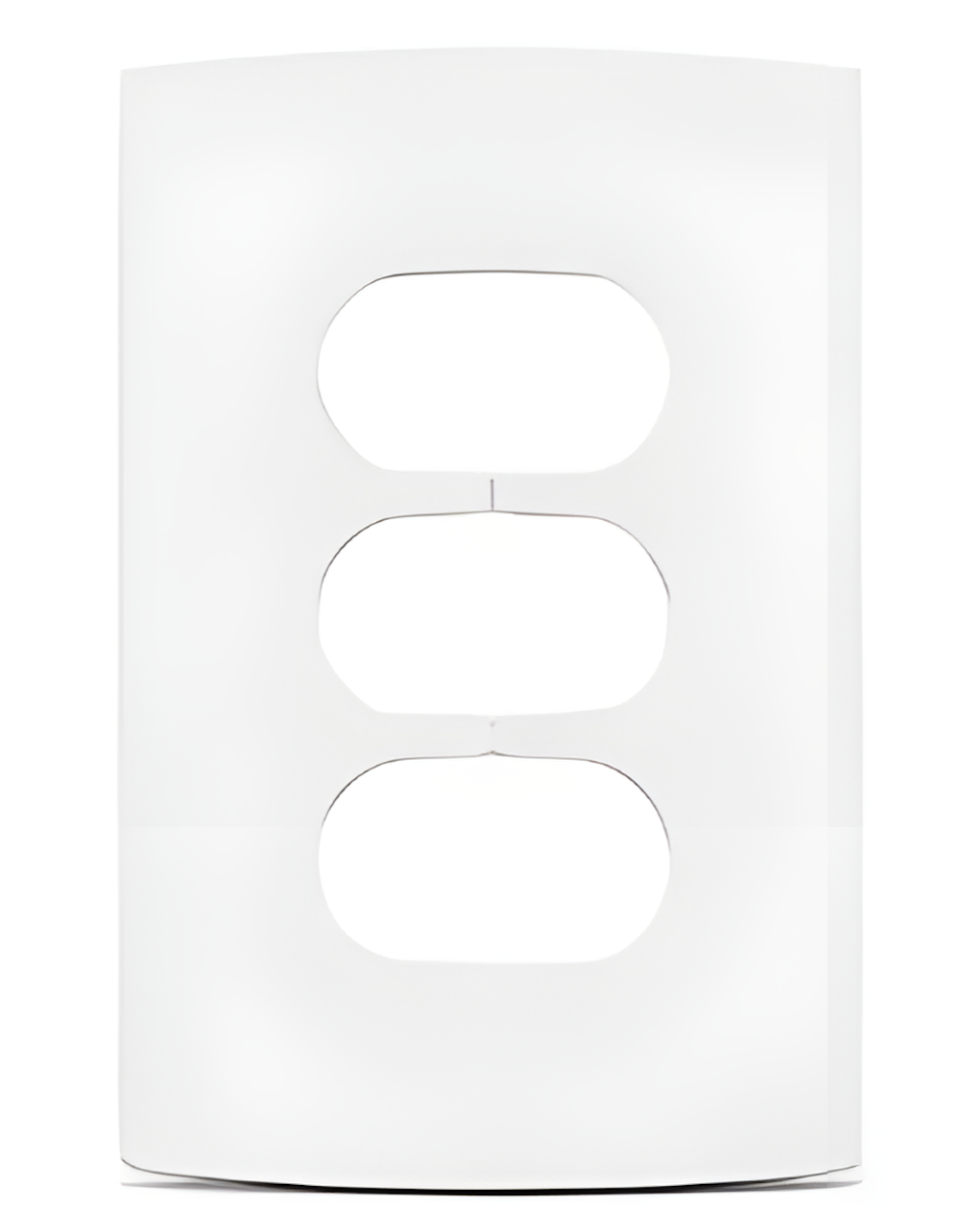 Placa 4x2 3 Postos Separados Nereya Branco Sal - 663260