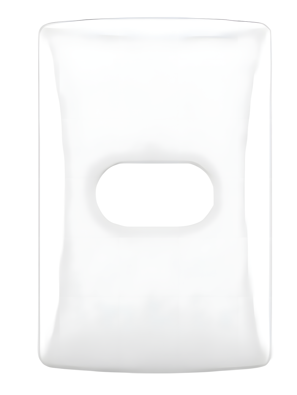 Placa 4x2 1 Posto Nereya Branco Gloss -663213