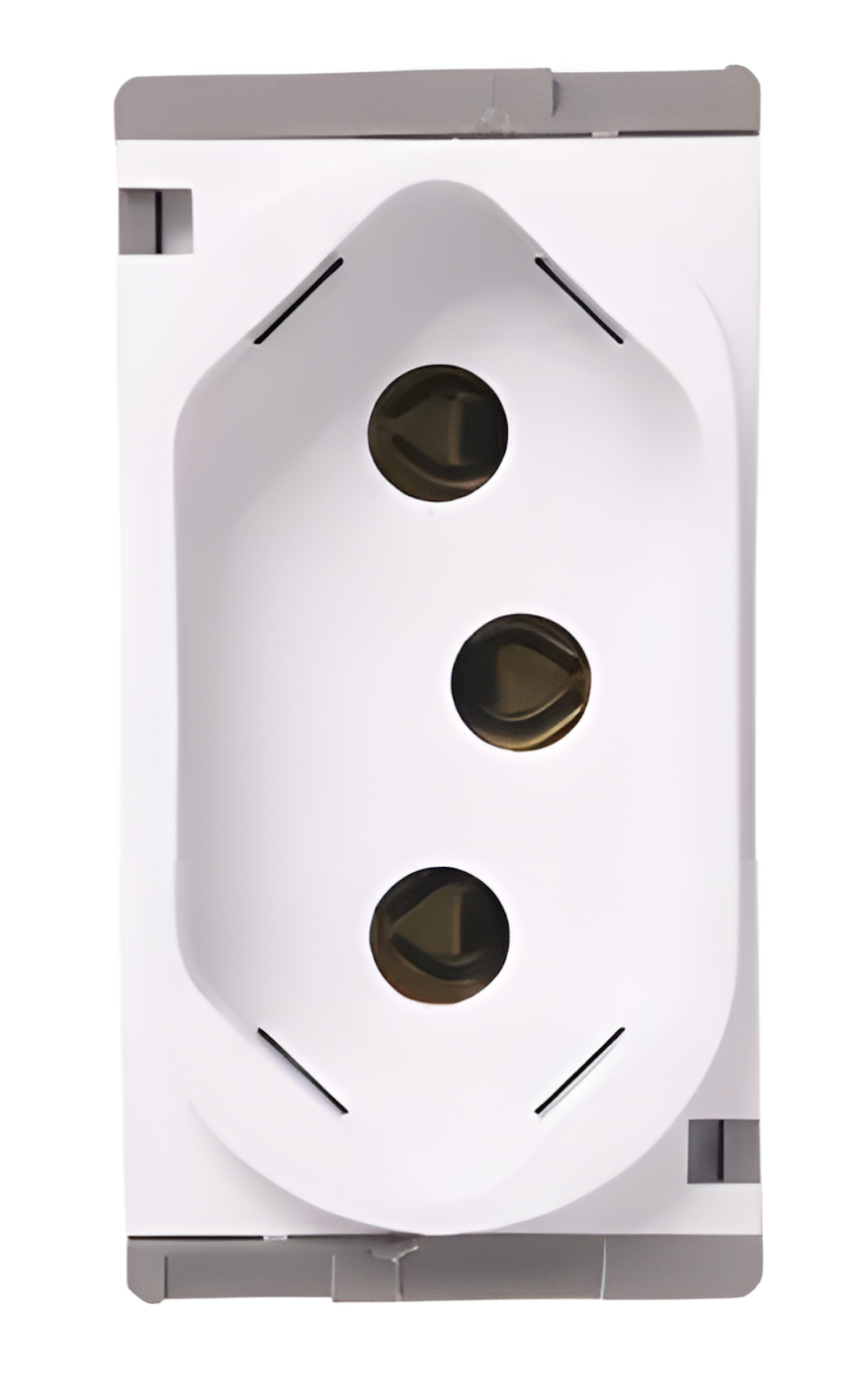 Módulo Tomada Nereya 2Polos+Terra 10A Branco - 663050