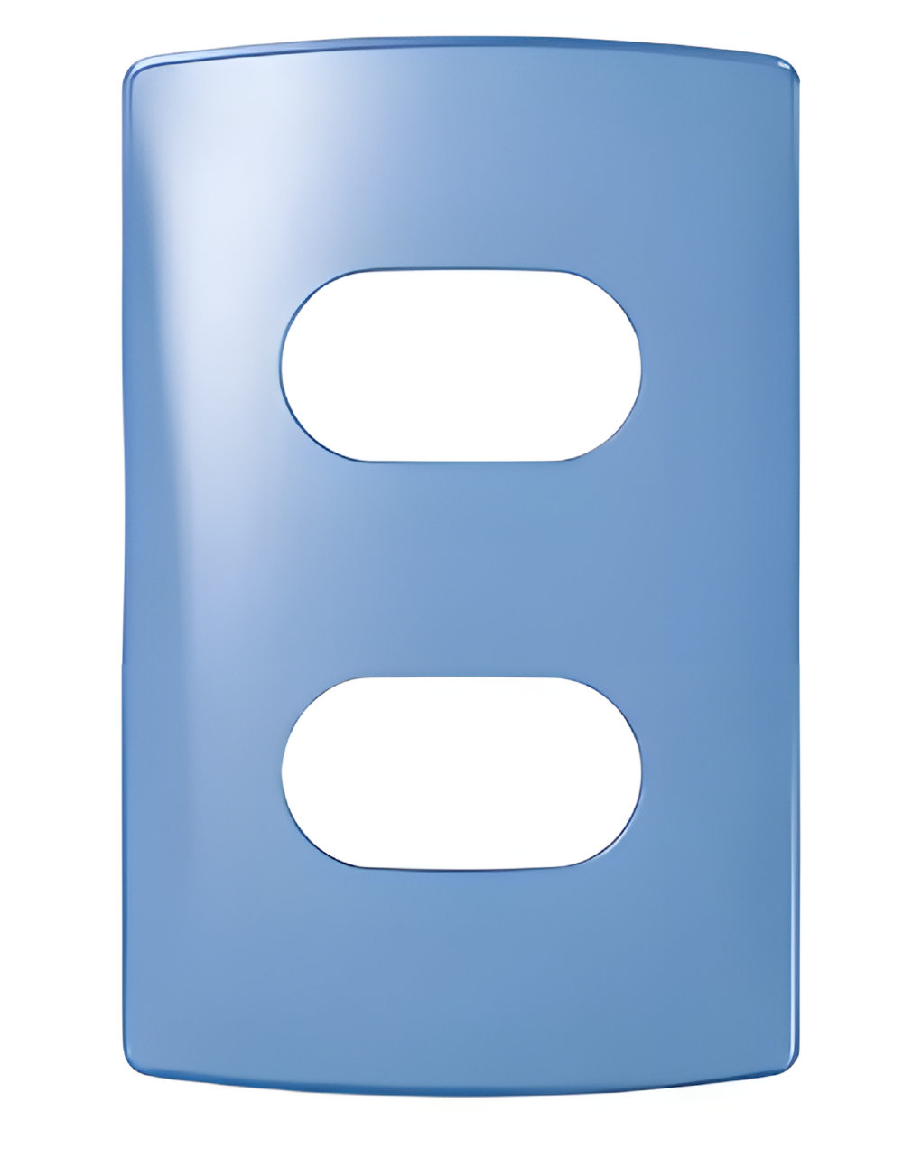Placa 4x2 2 Postos Separados Nereya Blue Gloss - 663226